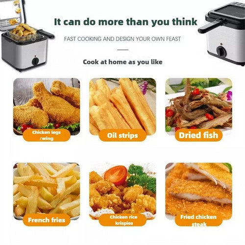 Electric Deep Fryer 2.5L French Frie Machine Oil Hot Pot Fried Chicken Grill - Image 6