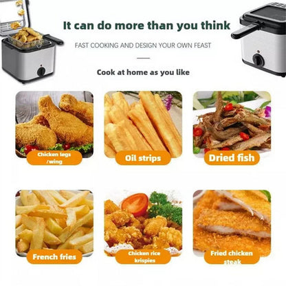 Electric Deep Fryer 2.5L French Frie Machine Oil Hot Pot Fried Chicken Grill - Image 6
