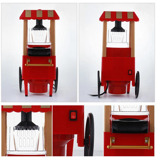 Electric Home Popcorn Machine Classic Car Corn Popper Maker For Kid Gift - Image 3