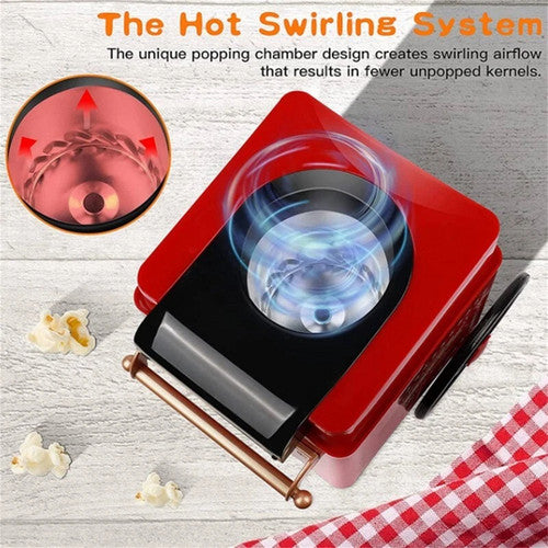 Electric Home Popcorn Machine Classic Car Corn Popper Maker For Kid Gift - Image 7