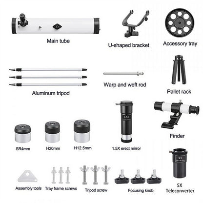 Pro Astronomical Telescope 114mm Aperture 875X Zoom HD High Resolution - Image 5