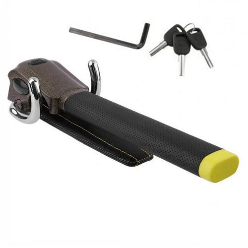Car Steering Wheel Anti-theft Lock Foldable Anti-theft Security Car T-Lock - Image 6