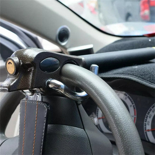 Car Steering Wheel Anti-theft Lock Foldable Anti-theft Security Car T-Lock - Image 9