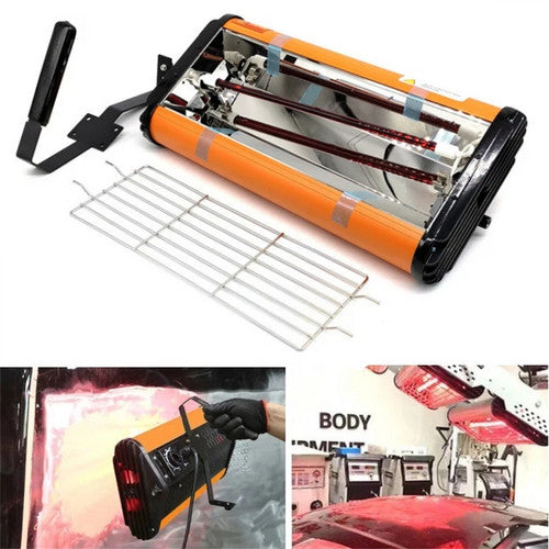 1200W Shortwave Infrared Paint curing Lamp Spray Painting Solary Baking Dryer - Image 2