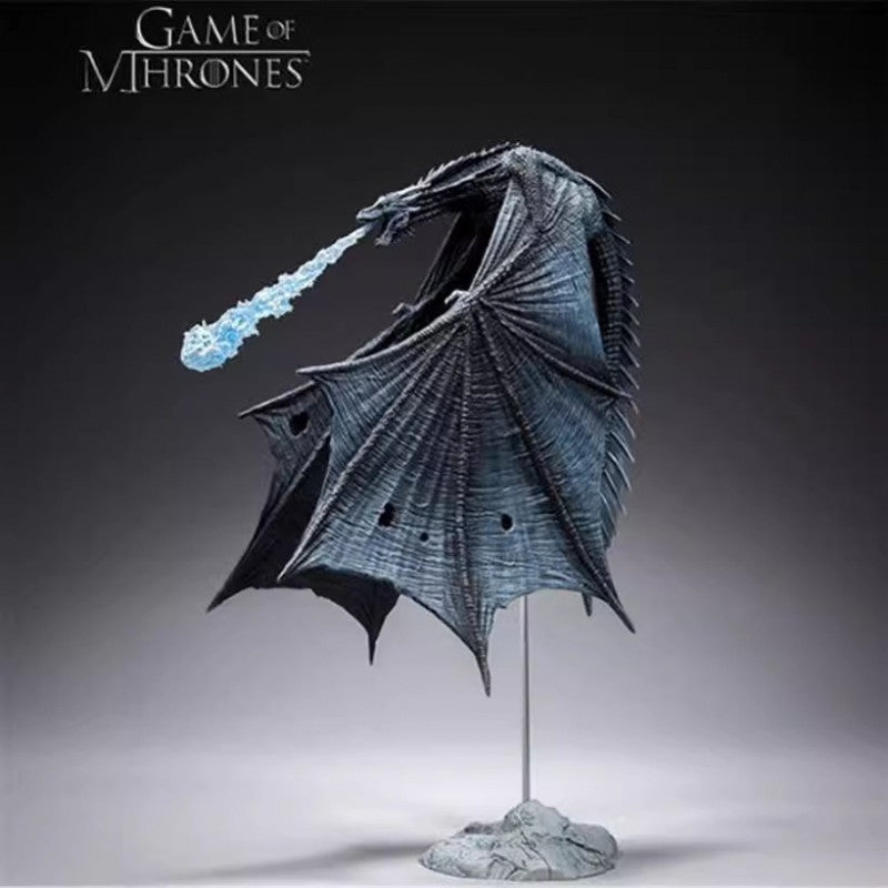 GAME OF THRONES Viserion Ice Dragon Action Figure Statue PVC Toys Boxed Gift - Image 2