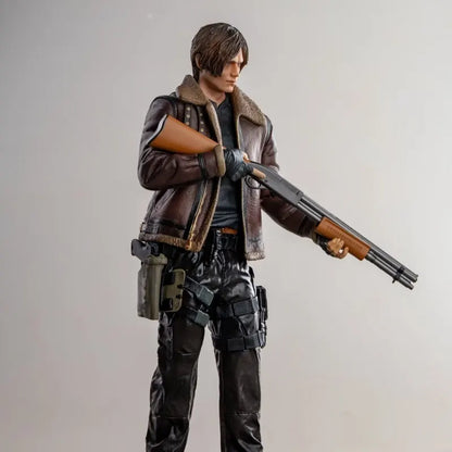 Resident Evil Leon Scott Kennedy Figure Game Model Statue Toy 33cm - Image 8