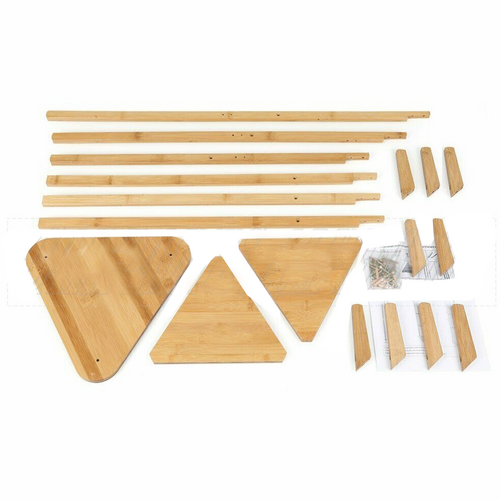 Clothes Garment Coat Rack Stand Bamboo Hanger Bag Hat Hook Holder Tree Shelf AU - Image 8