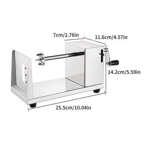Potato Twister Tornado Slicer Cutter Stainless Steel Vegetable Spiral Machine - Image 5