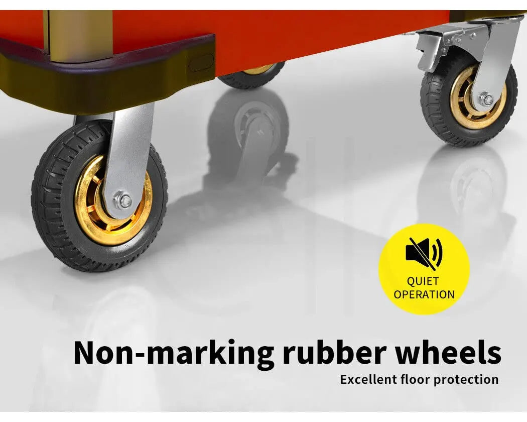 4X 6" / 150mm Heavy Duty Swivel Caster Wheels Castor 1000KG Load,2 with Brakes - Image 4