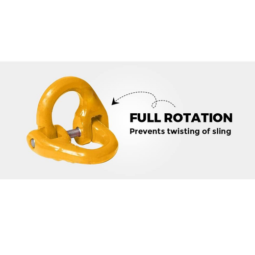 8/10mm Hammerlock +Eye Sling Hook Safety Chain Caravan Trailer connecting Extend - Image 6