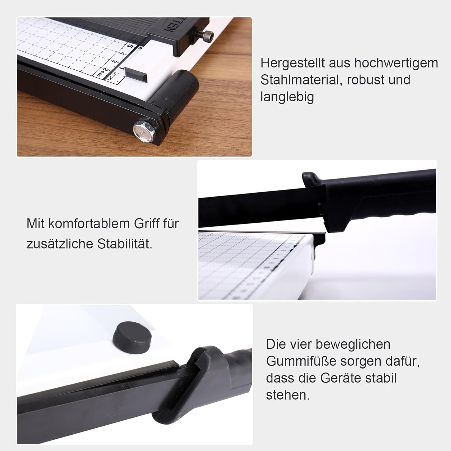 Professional Heavy Duty A4 To B7 Paper Cutter Guillotine Trimmer Home Office - Image 3