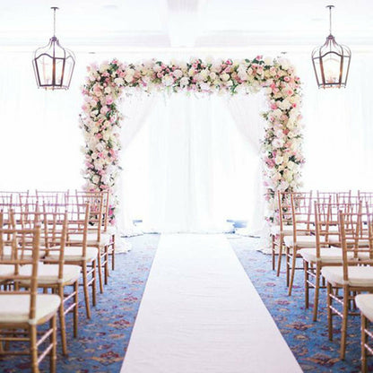 10X1.2M White Carpet Aisle Runner Wedding Party Event Decoration Mats Rugs - Image 2