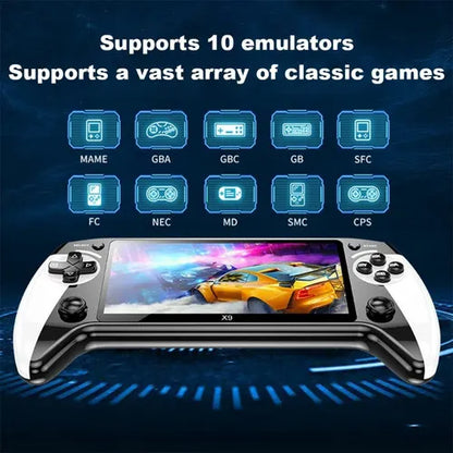 Handheld X9 Retro Game Console 5.5 Inch IPS Screen,Video Games,30000+ Games - Image 4