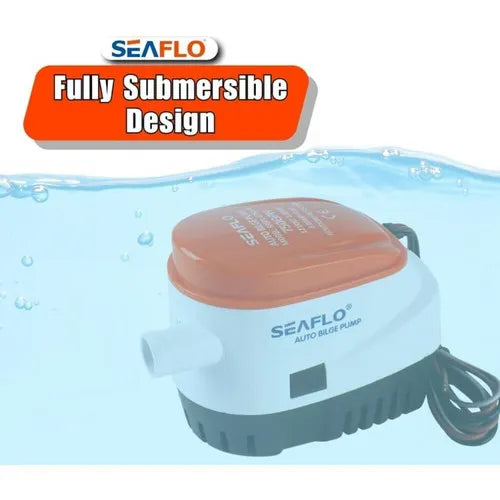 SEAFLO 12V 1100GPH Automatic Bilge Pump Marine Boat Auto Submersible Pump - Image 8