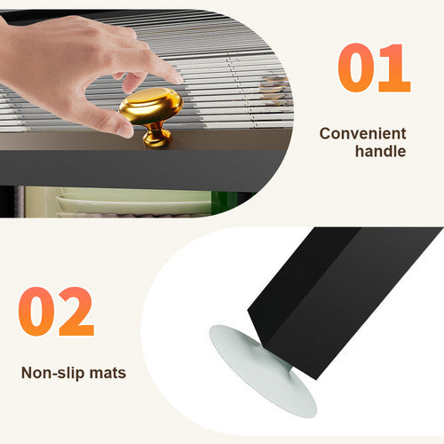 85CM Over The Sink Dish Drying Rack Carbon Steel Space Saving Above for Kitchen - Image 5