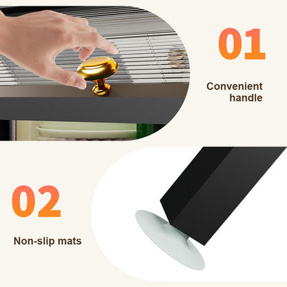 85CM Over The Sink Dish Drying Rack Carbon Steel Space Saving Above for Kitchen - Image 5