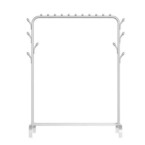 White Heavy Duty Clothes Rail Rack Hanging Garment Display Stand Shoe Storage Shelf - Image 2