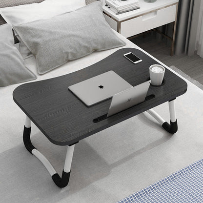 Black Laptop Stand Table Foldable Desk Computer Study Bed Adjustable Cup Slot Tray - Image 7