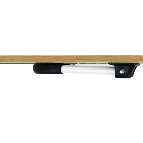 Wood Laptop Stand Table Foldable Desk Computer Study Bed Adjustable Cup Slot Tray/linght and Fan - Image 2