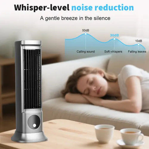 Air Conditioner Fans Portable Cooling Ace with 3 Speeds Tower Fan Quiet Desk - Image 2