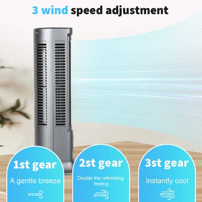 Air Conditioner Fans Portable Cooling Ace with 3 Speeds Tower Fan Quiet Desk - Image 3