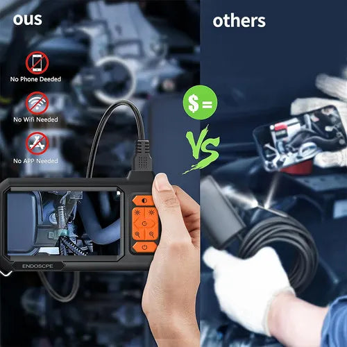 15M 8mm Lens Industrial Endoscope 1080P Digital Borescope Inspection Camera LED Lamp - Image 4