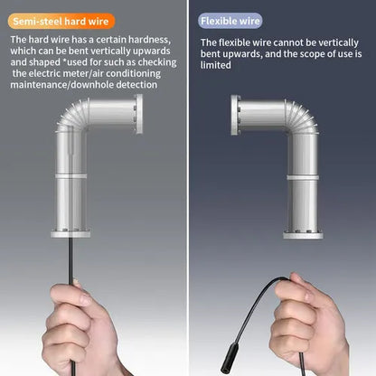 15M 8mm Lens Industrial Endoscope 1080P Digital Borescope Inspection Camera LED Lamp - Image 6