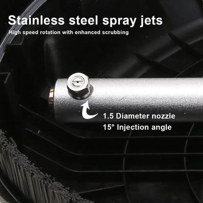 Universal 15" Pressure Washer Surface Cleaner 4000PSI Extension Nozzles Cleaning - Image 4