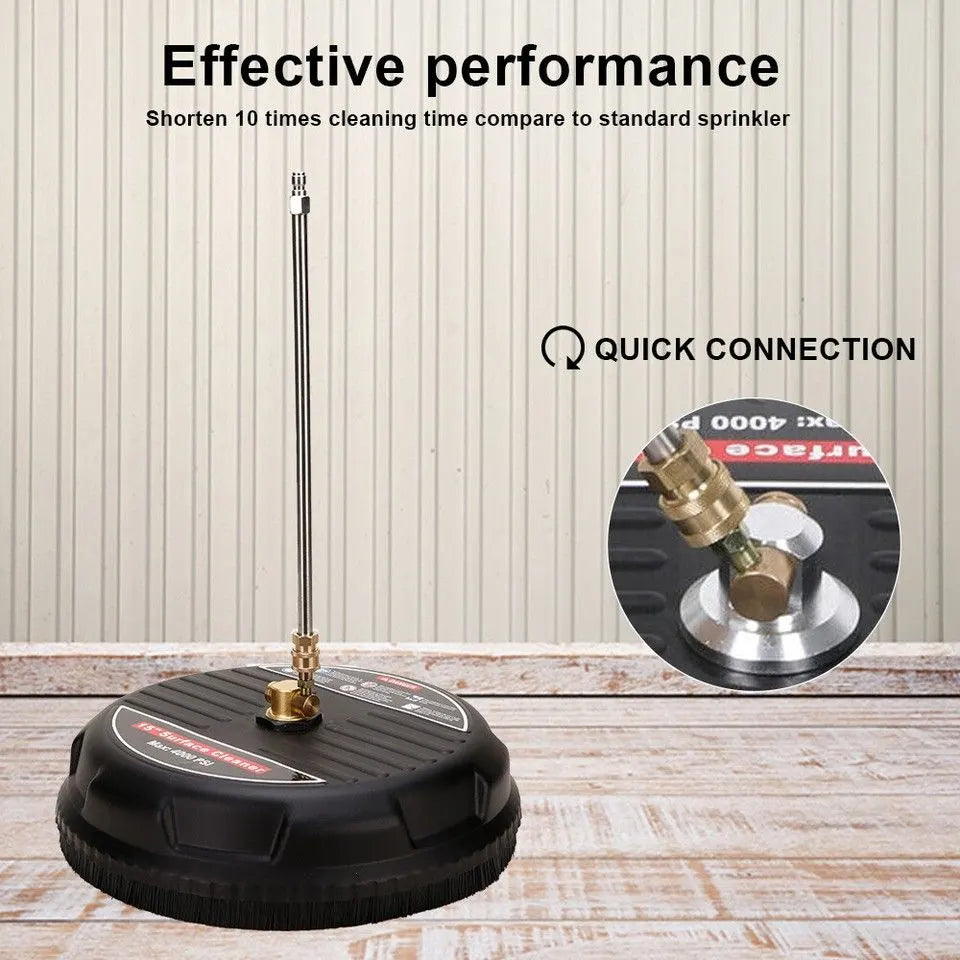 Universal 15" Pressure Washer Surface Cleaner 4000PSI Extension Nozzles Cleaning - Image 7