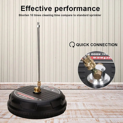 Universal 15" Pressure Washer Surface Cleaner 4000PSI Extension Nozzles Cleaning - Image 7