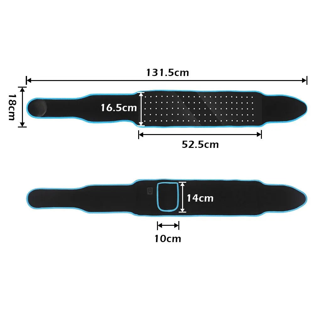 660nm Red Light & 850nm Infrared Light Therapy Wrap Pain Relief Health Care Belt - Image 6