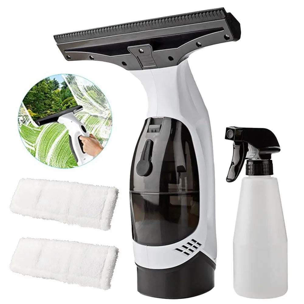 150ml Cordless Window Vacuum Cleaner Set for Windows Tiles Mirrors Shower Home - Image 2