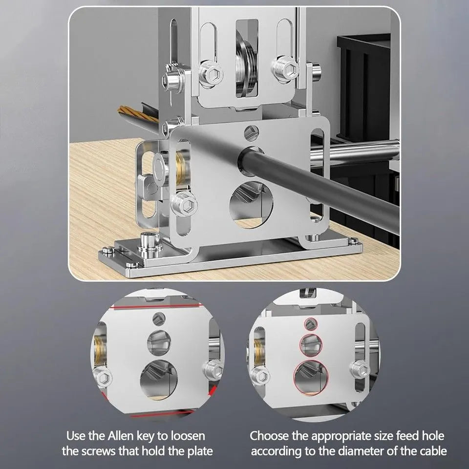 Manual & Electric Wire Stripping Machine Cable Cutter Copper Peeling Stripper AU - Image 2