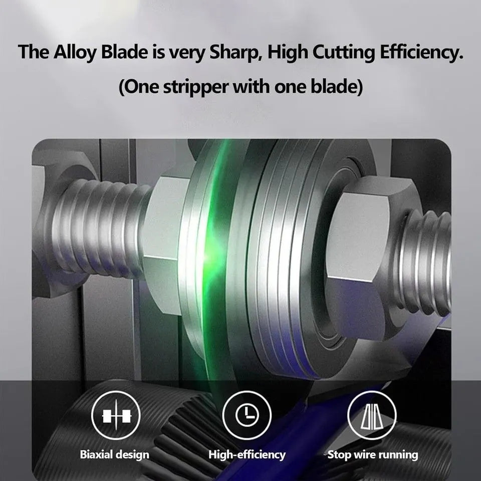 Manual & Electric Wire Stripping Machine Cable Cutter Copper Peeling Stripper AU - Image 4