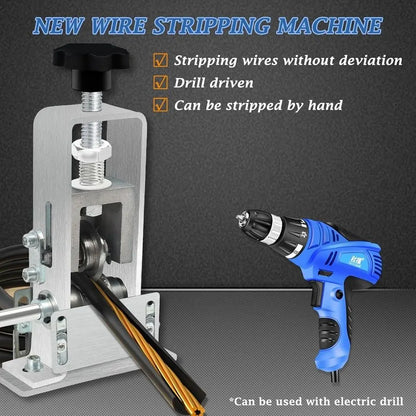 Manual & Electric Wire Stripping Machine Cable Cutter Copper Peeling Stripper AU - Image 6