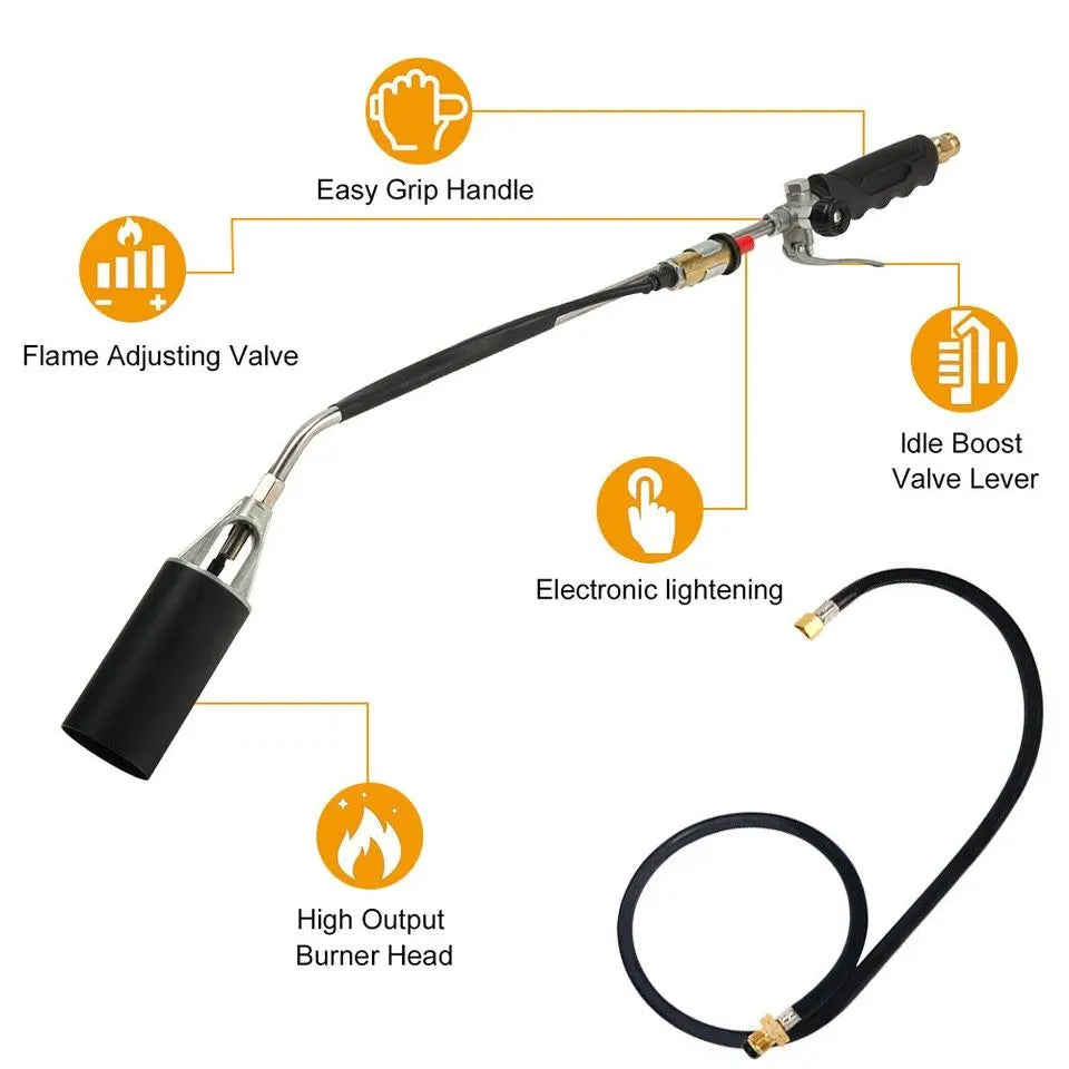 Spring Summer Weed Burner Kits Shrub Grass Killer Propane Gas Torch Garden - Image 2