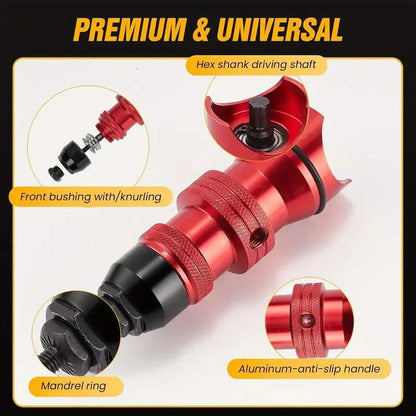 Professional Electric Drill Tool Rivet Rivnut Nut Gun Adapter Insert Tool M3-M10 - Image 9