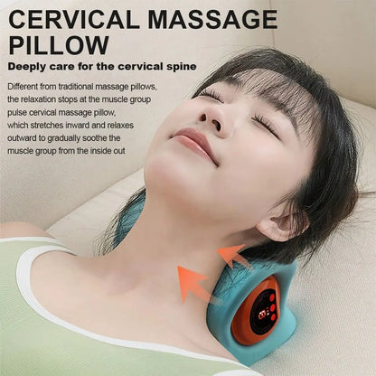 Hugterra Massager Electric Neck Massager Relaxer Portable Shiatsu Massage Pillow - Image 7