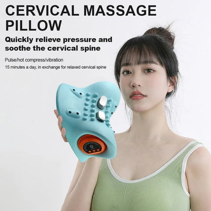 Hugterra Massager Electric Neck Massager Relaxer Portable Shiatsu Massage Pillow - Image 8