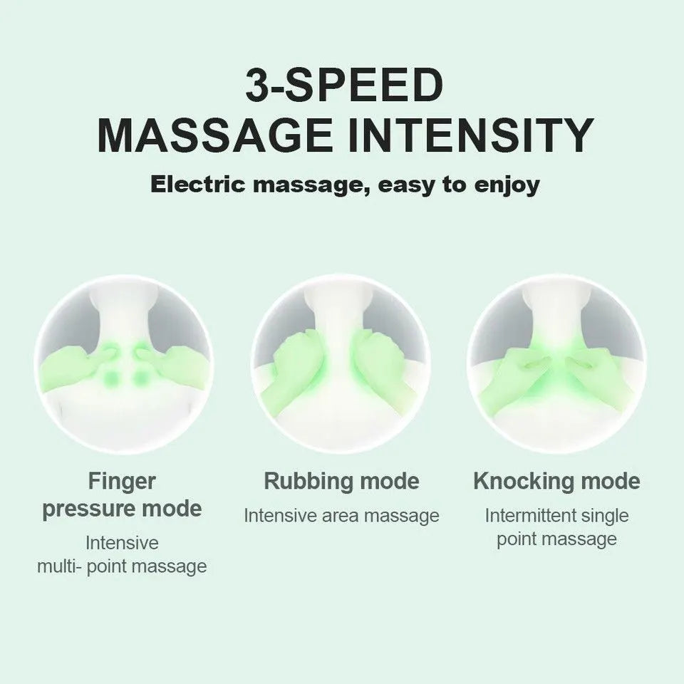 Hugterra Massager Electric Neck Massager Relaxer Portable Shiatsu Massage Pillow - Image 9