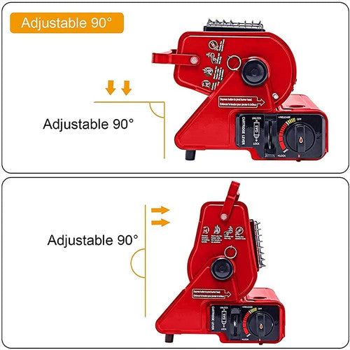 Portable Camping Gas Heater Outdoor Heating Stove Gas Baking Hunting Warmer AU RED - Image 7