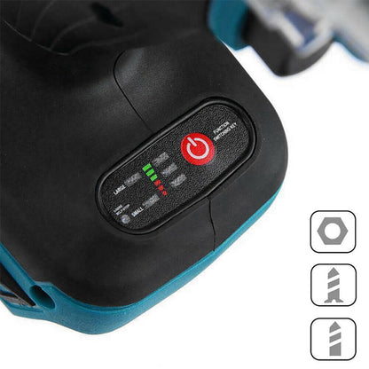 1/2" Cordless Impact Wrench Driver Brushless Rattle Gun For Makita 18V Battery - Image 2