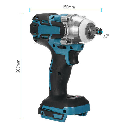 1/2" Cordless Impact Wrench Driver Brushless Rattle Gun For Makita 18V Battery - Image 4