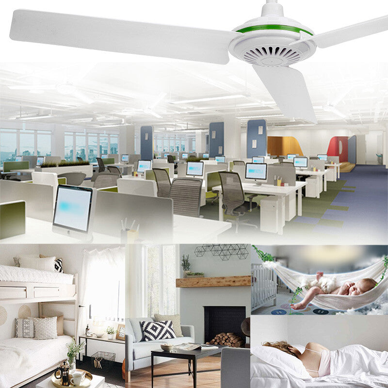 12V Ceiling Fan Portable Solar Power 3 Blade 0.7AMP Caravan Camping Outdoor - Image 5