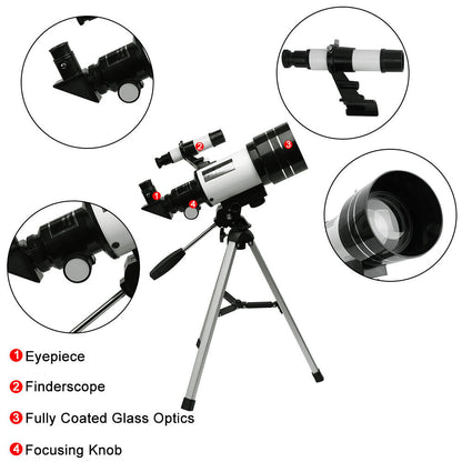 Astronomical Telescope 150x With Tripod Phone Adapter Monocular Moon Observation - Image 7