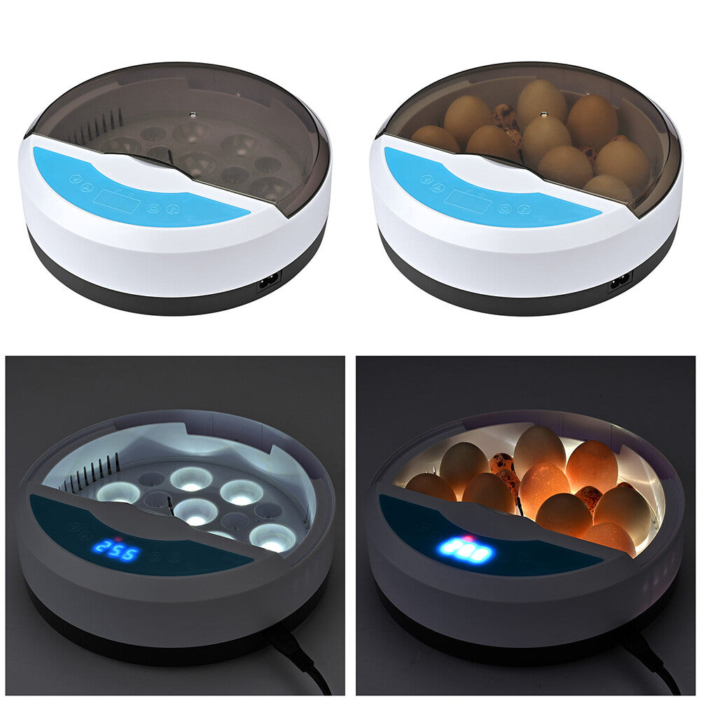 9 Egg Incubator Semi-Automatic Digital Temperature Chicken Duck Eggs Poultry - Image 6