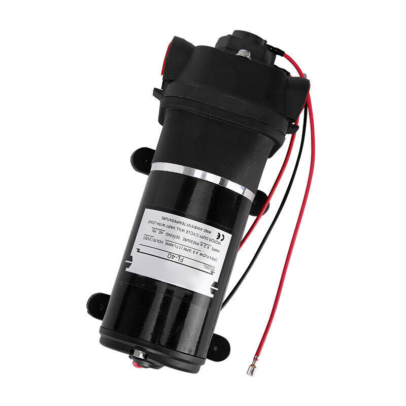 12V Water Pump 17LPM High Pressure Self-Priming for Caravan Camping Boat Marine - Image 3