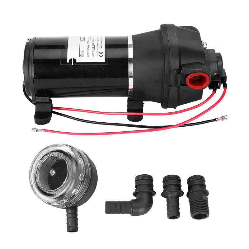 12V Water Pump 17LPM High Pressure Self-Priming for Caravan Camping Boat Marine - Image 9