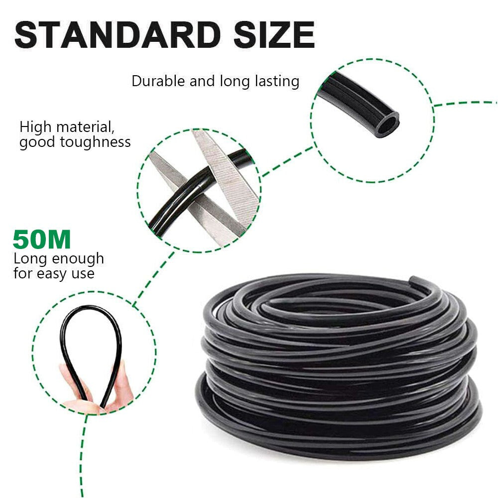 201X 50M Hose Garden Irrigation System Greenhouse Plant Watering DIY Micro Drip - Image 3