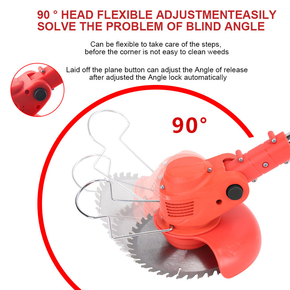 Whipper Snipper Mower Cordless Grass Trimmer Lawn Cutter Battery Brushcutter - Image 2